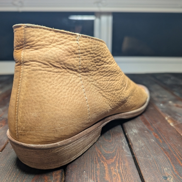 Free People Mont Blanc Asymmetrical Sandal (Women) Size 7 Tan Leather Cutout - Picture 8 of 11